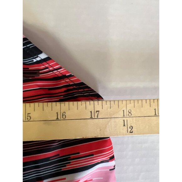 Bikinix Women's Swimsuit Two Piece Tank Red Black Bikini Bottom Size XL NEW NWT - Picture 9 of 11